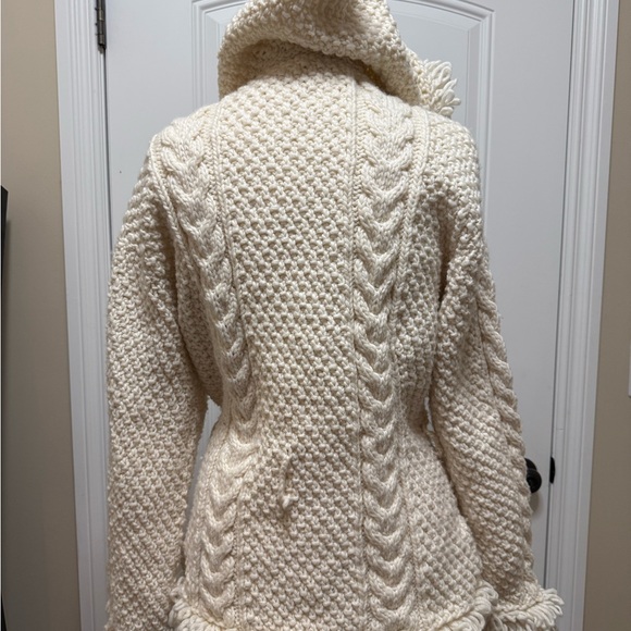 Cozy Cream Hooded Cardigan - Picture 4 of 10